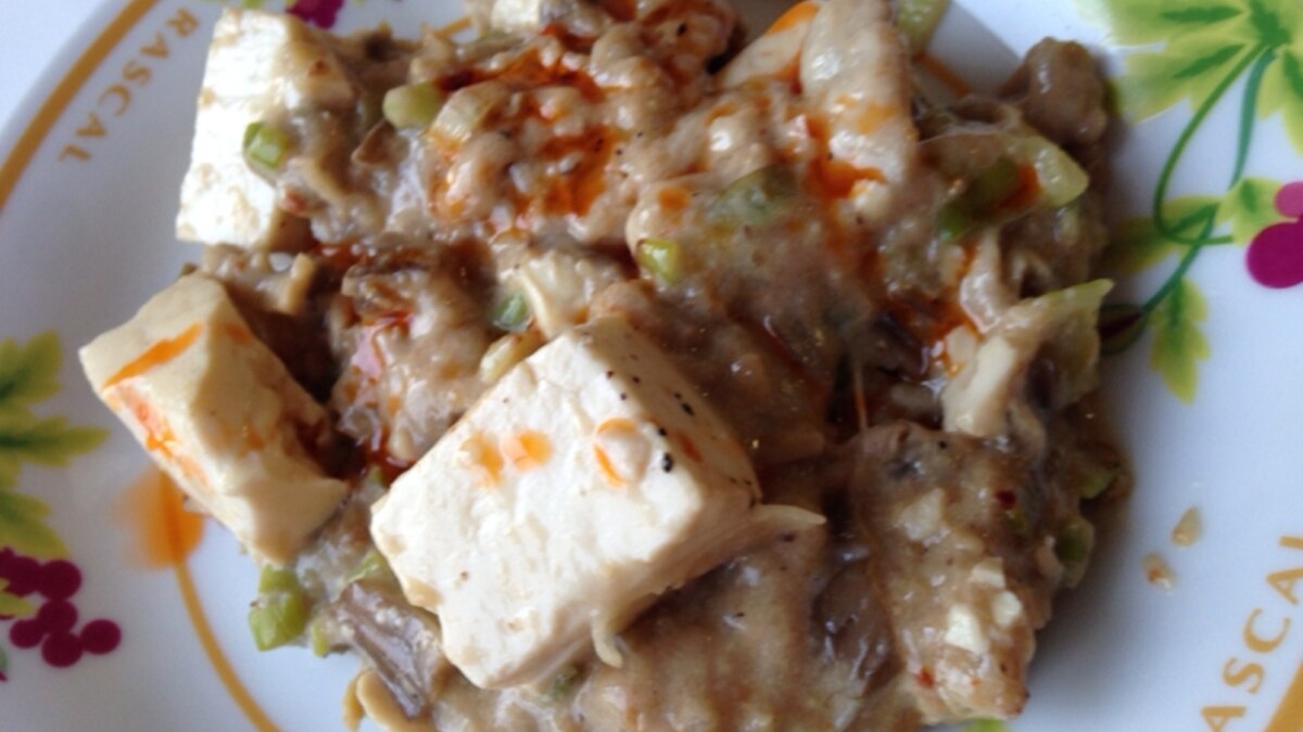 こどもメニュー 白い麻婆豆腐 レシピ 作り方 By みぃにゃう 楽天レシピ